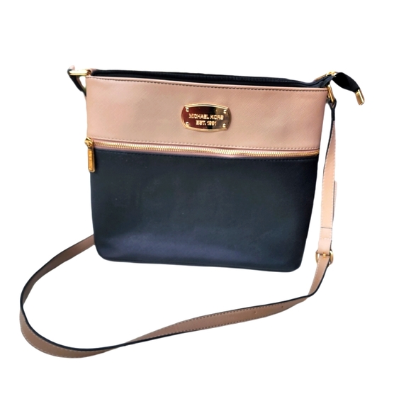 Michael Kors Two Tone Shoulder Purse - Picture 1 of 8